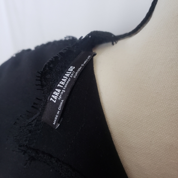 Zara Black Lace Dress, Stretch - Picture 8 of 11